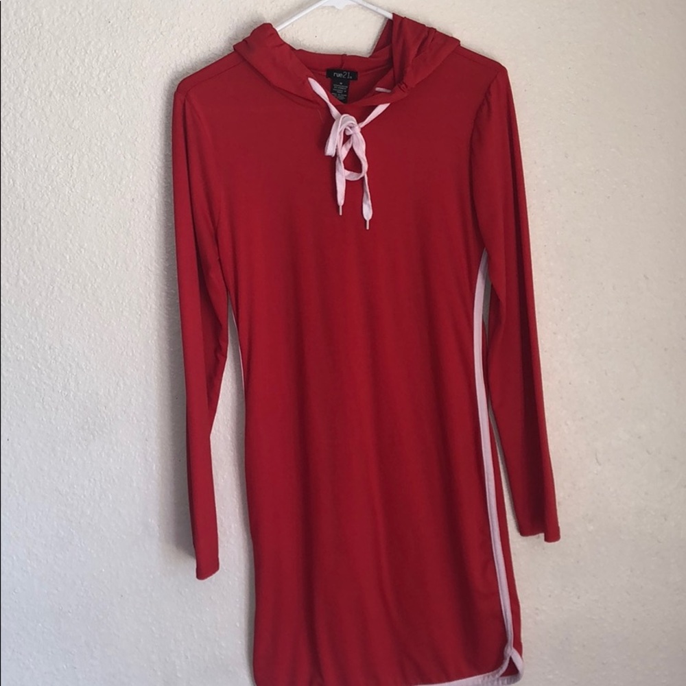 Long red fire dress!